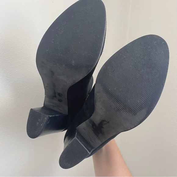 Marc Fisher • Saint Sueded Chelsea Boot in Black - Picture 10 of 11